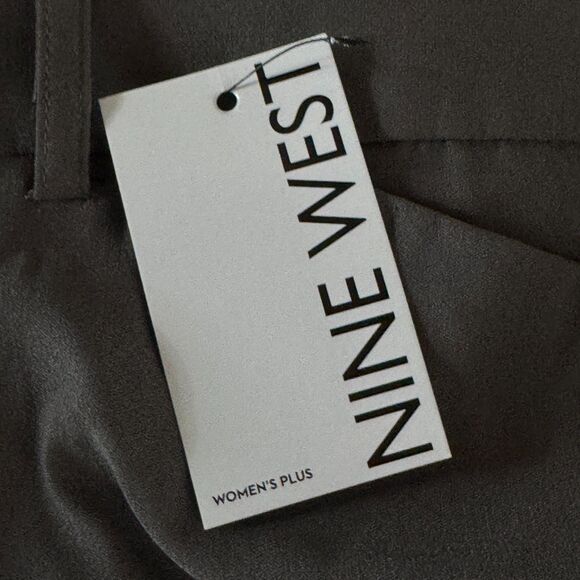 NEW Nine West High Rise Slim Tapered Ankle Pants Women's Plus Size 24 - Picture 5 of 10